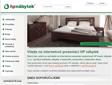 Tablet Screenshot of hpnabytek.cz